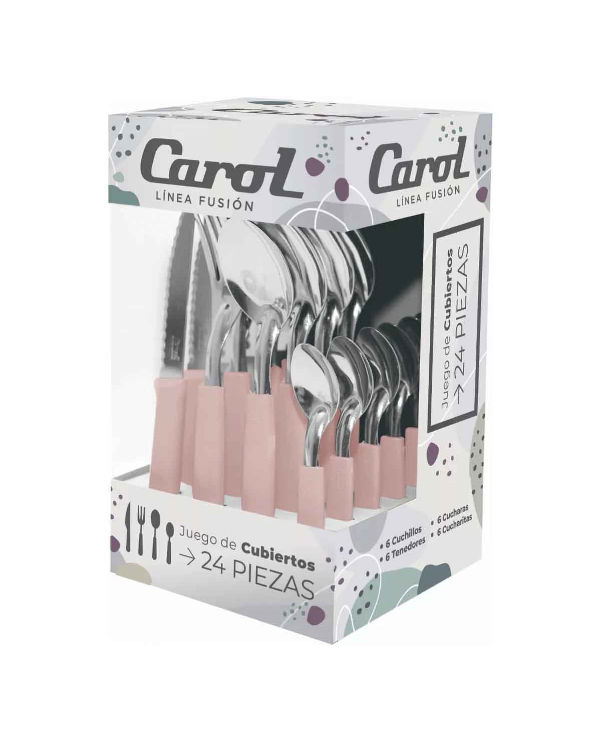 Juego de Cubiertos Carol Soft 24 Piezas